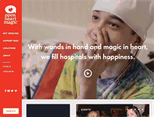 Tablet Screenshot of openheartmagic.org